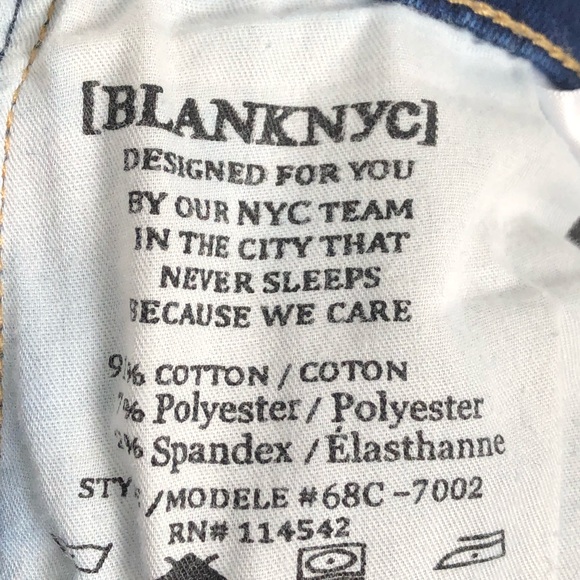 BlankNYC High Rise Skinny in Bae Watch 26 - Picture 4 of 7